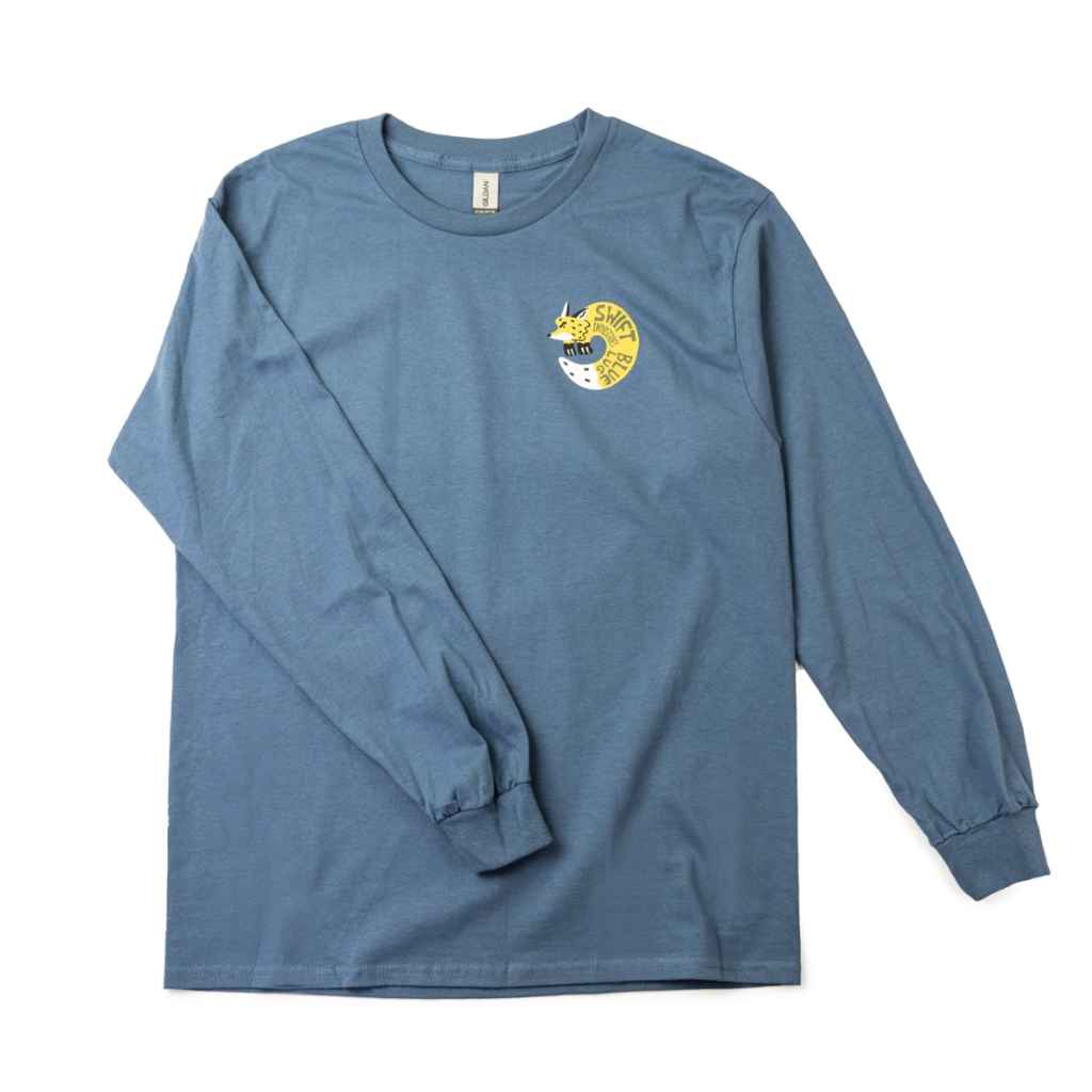 タグ付き新品Lサイズ　BLUE LUG スイフトブルー 長袖Tシャツ SWIFT INDUSTRIES×BLUE LUG* caldera collection long sleeve t