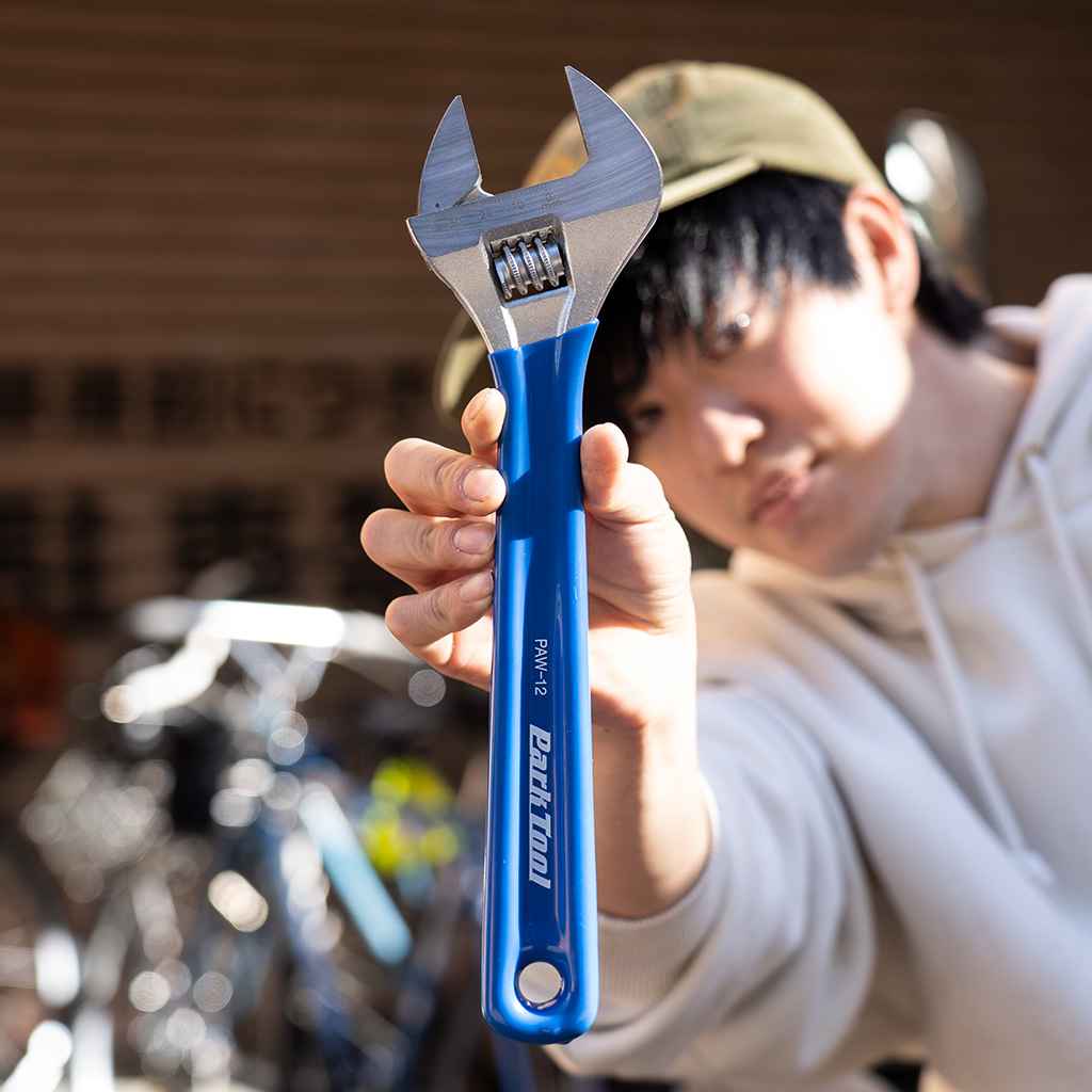 PARK TOOL* adjustable monkey wrench (PAW-12) - BLUE LUG GLOBAL