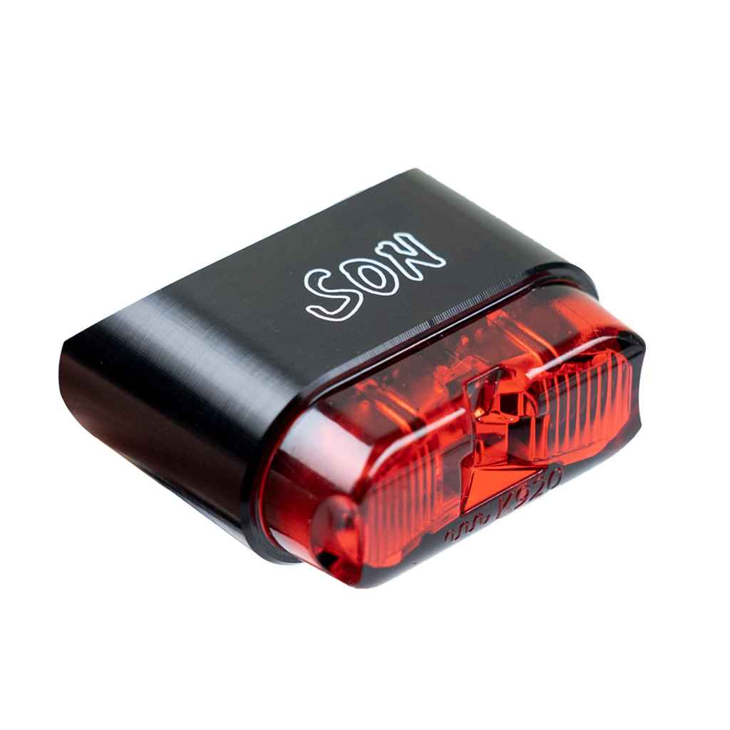 SON NABENDYNAMO* rear light mudguard mount (black) - BLUE LUG