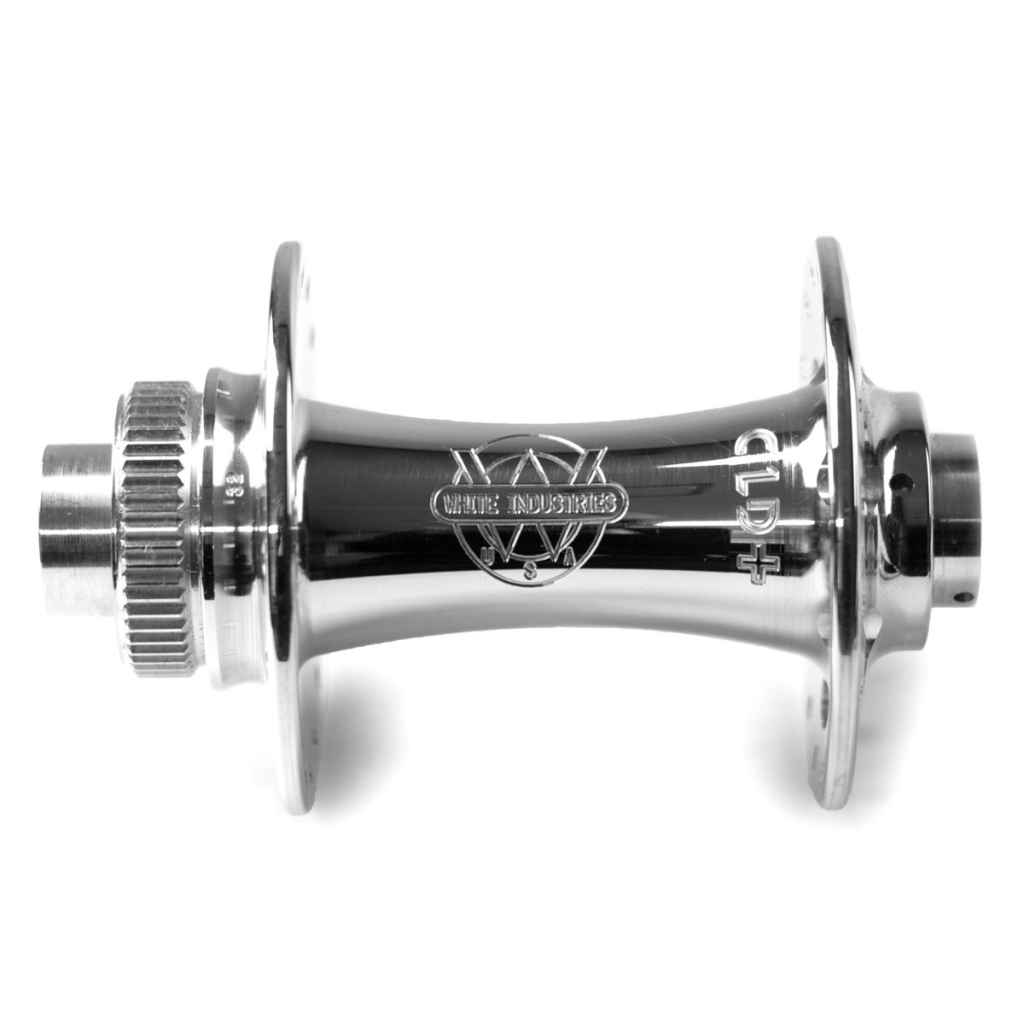 WHITE INDUSTRIES* CLD+ boost disc hub front (silver) - BLUE LUG