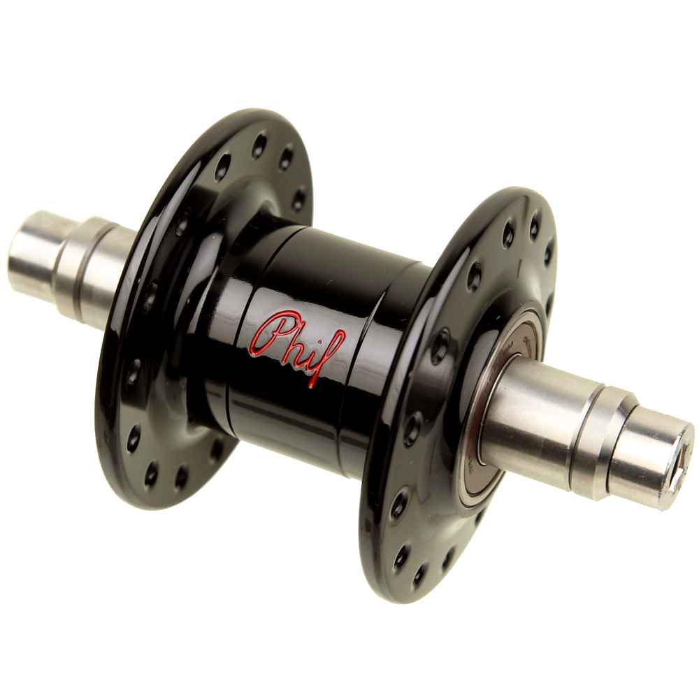  2025年おすすめのアイテム満載 PHILWOOD* LUG BLUE - (black/28h) front hub flange narrow パーツ