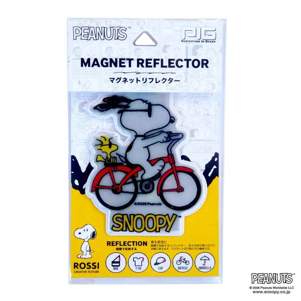 BL SELECT* magnet reflector (cycling snoopy) - BLUE LUG GLOBAL
