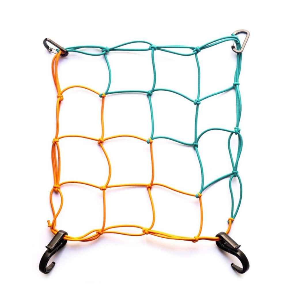 BLUE LUG* cargo net (teal/orange) - BLUE LUG GLOBAL ONLINE STORE