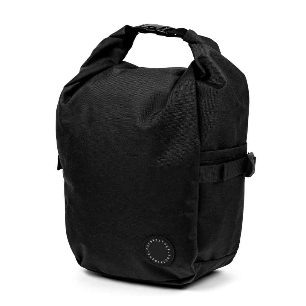 FAIRWEATHER flaptop pannier (black)
