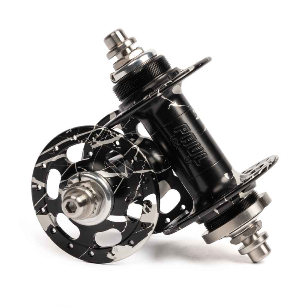 パーツ PAUL rear track hub PAUL* track hub set (zebra splatter) - BLUE LUG GLOBAL ONLINE STORE