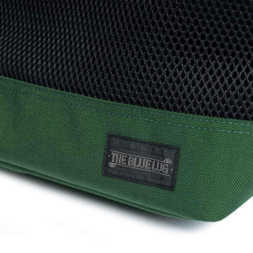 BLUE LUG* brompton basket bag (forest green) - BLUE LUG GLOBAL