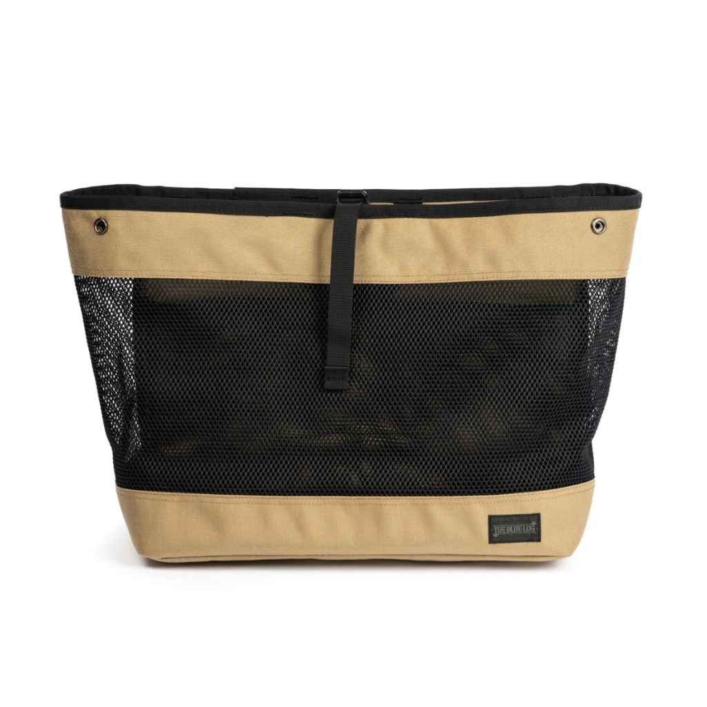 BLUE LUG* brompton basket bag (beige) - BLUE LUG GLOBAL
