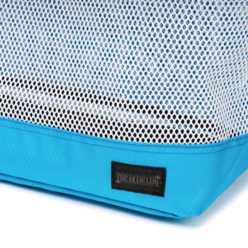 BLUE LUG* brompton basket bag (green/blue) - BLUE LUG GLOBAL