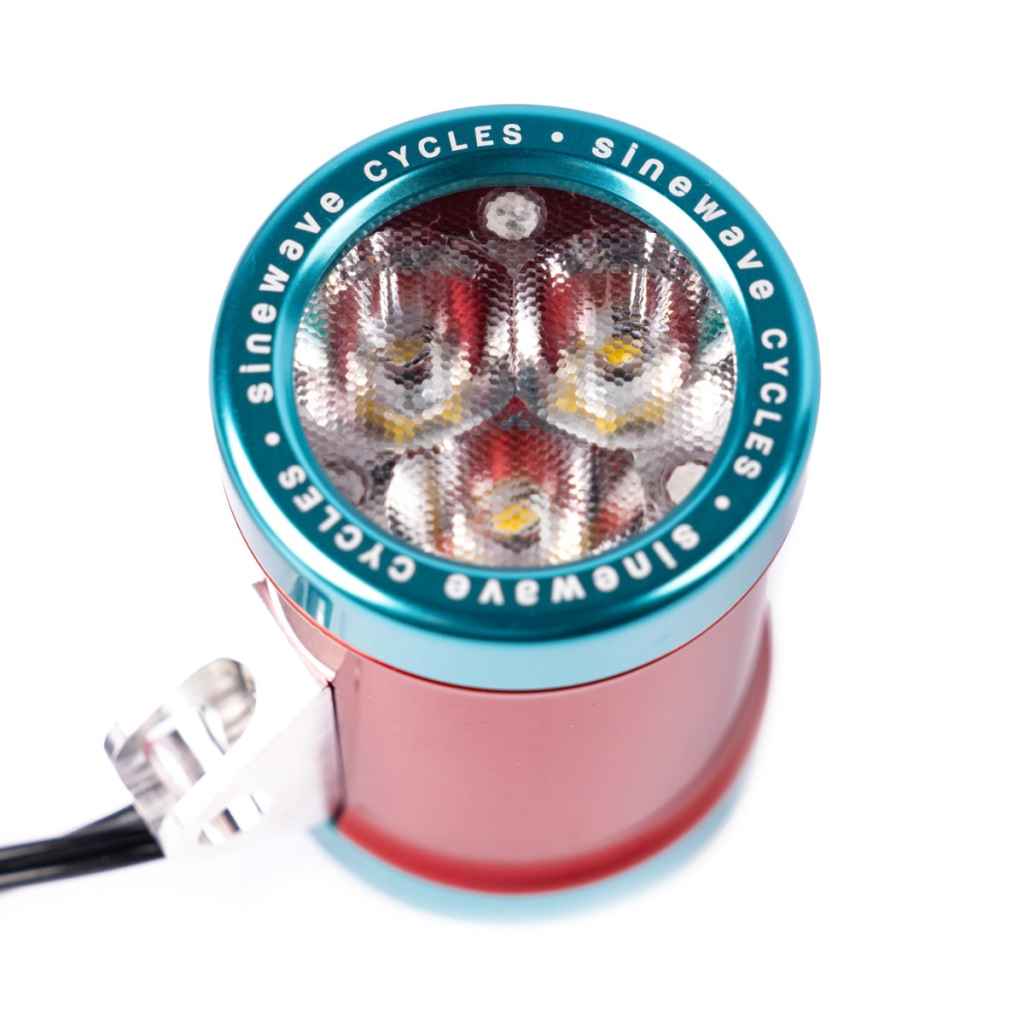 SINEWAVE* cycle beacon (teal/red) - BLUE LUG GLOBAL ONLINE STORE