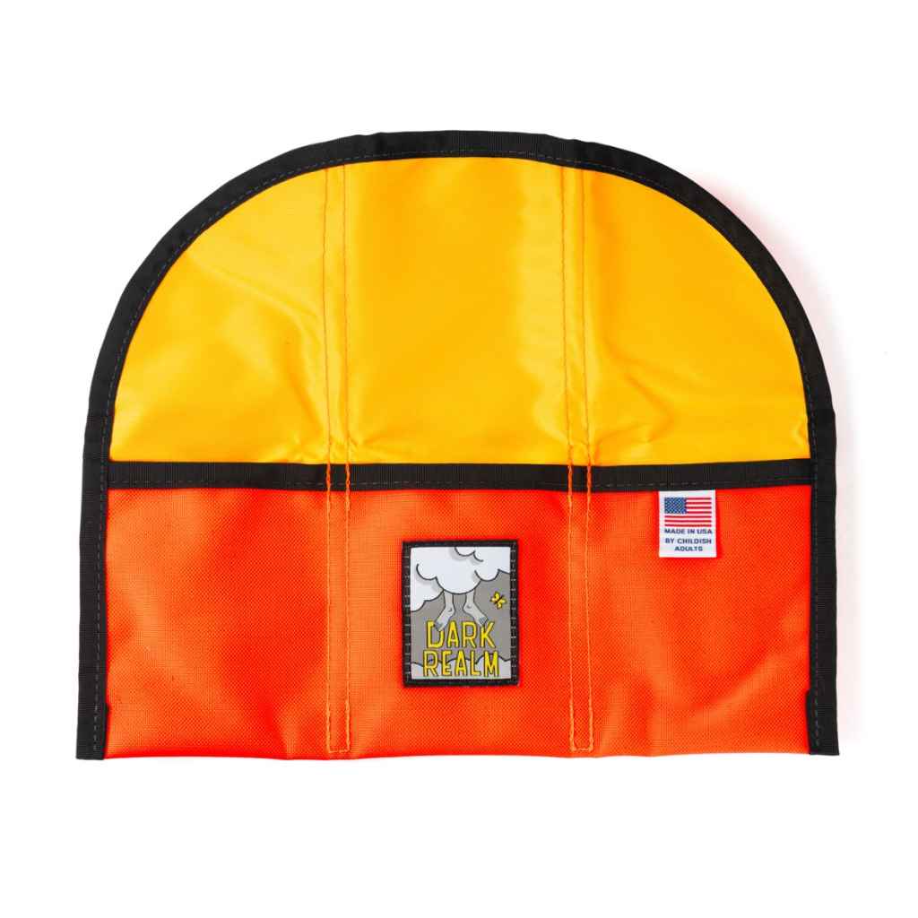 REALM* saddle tool roll cobra buckle (neon orange) - BLUE LUG