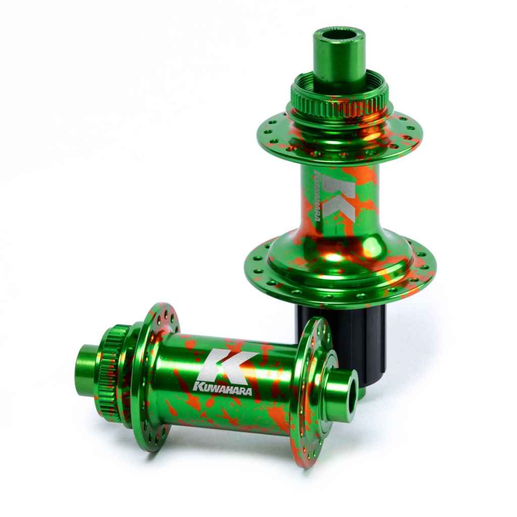KUWAHARA* diavolo limited CL hub set (tropical frog) - BLUE LUG
