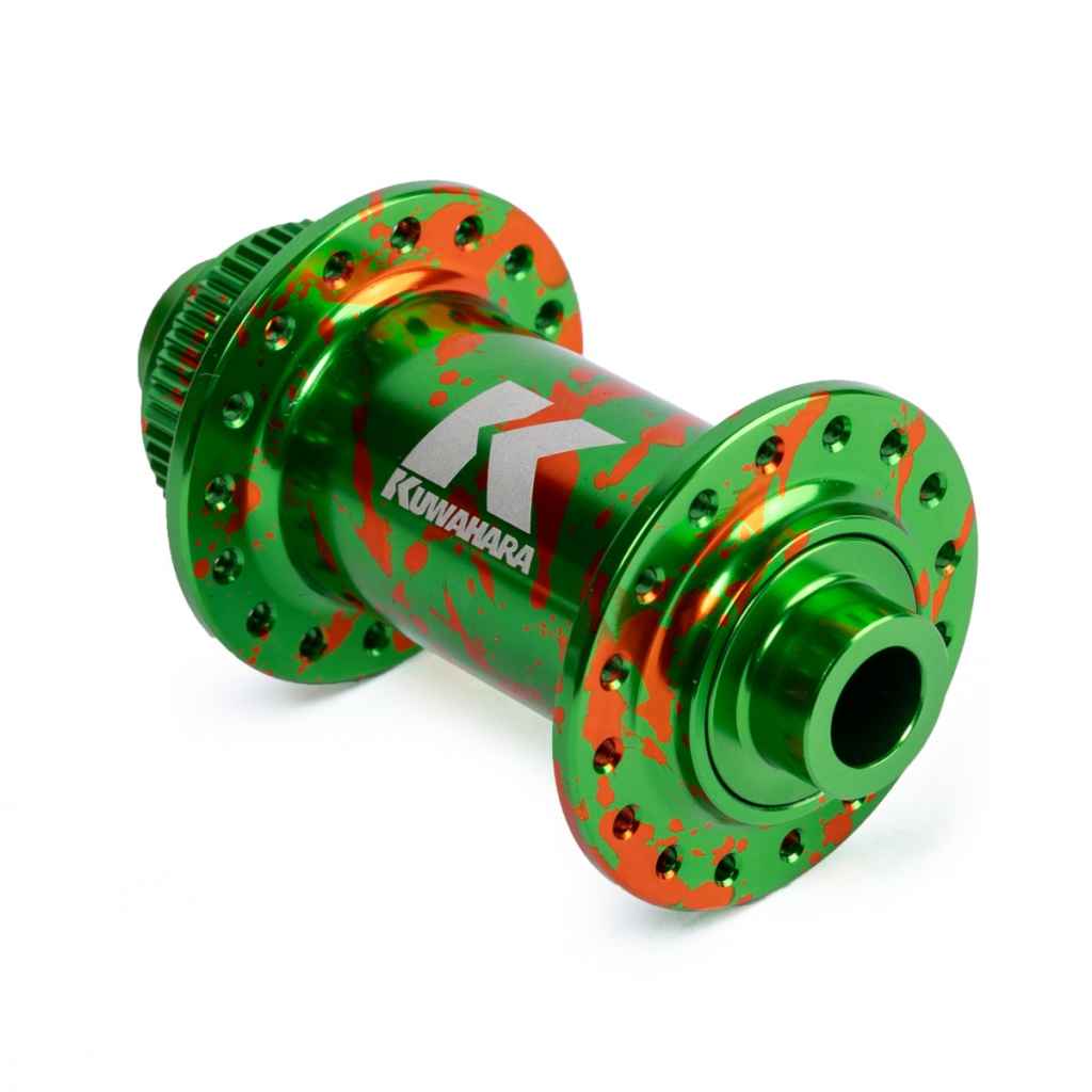 KUWAHARA* diavolo limited CL hub set (tropical frog) - BLUE LUG
