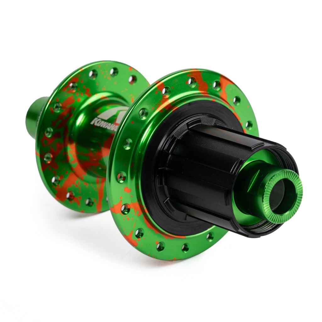 KUWAHARA* diavolo limited CL hub set (tropical frog) - BLUE LUG