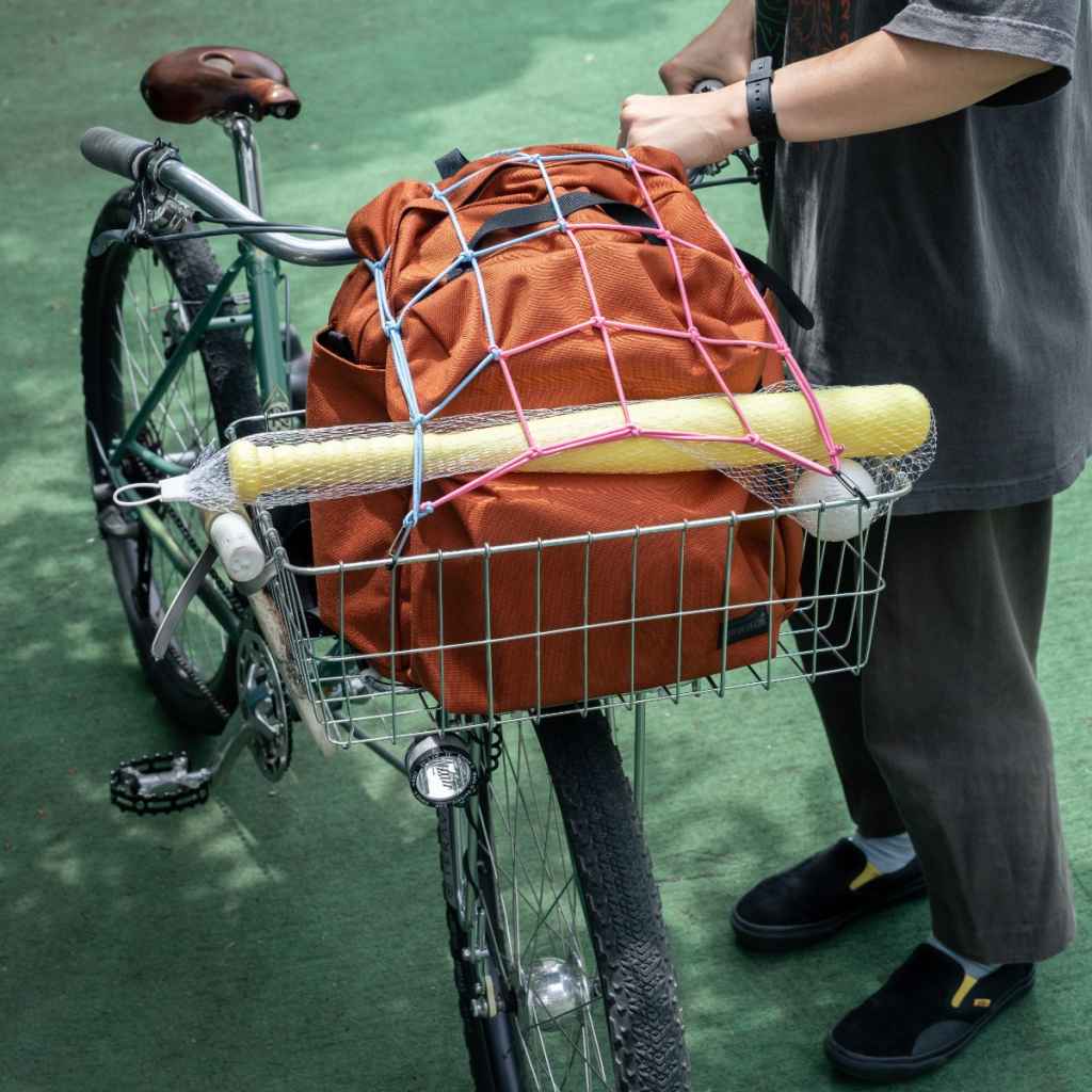 BLUE LUG* cargo net (teal/orange) - BLUE LUG GLOBAL ONLINE STORE