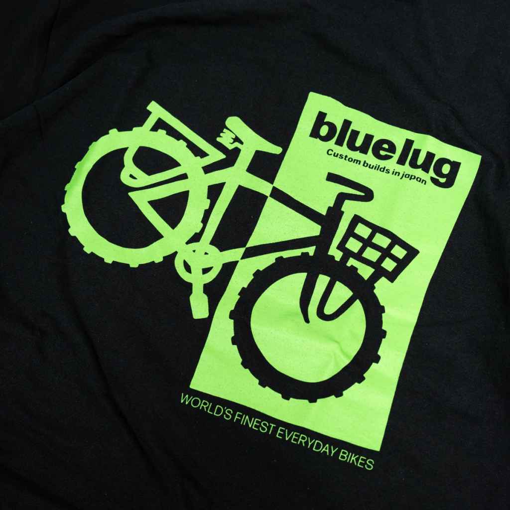 BLUE LUG* everyday bike t-shirt (black) - BLUE LUG GLOBAL ONLINE STORE