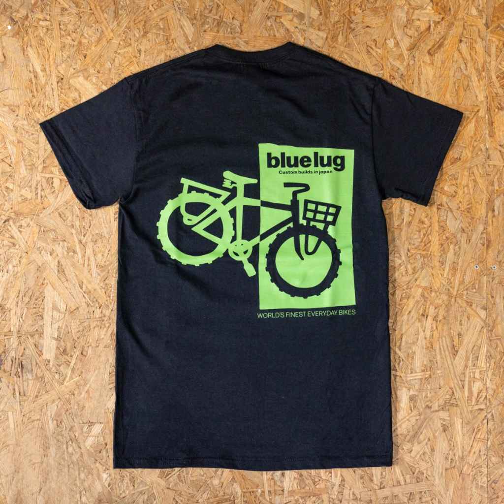 BLUE LUG* everyday bike t-shirt (black) - BLUE LUG GLOBAL ONLINE STORE