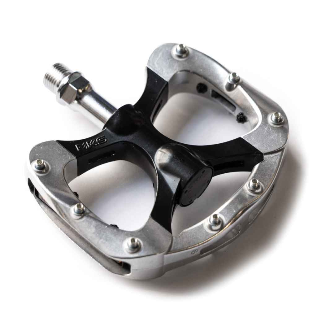 MKS* pretzel pedal BL special (black body/silver cage