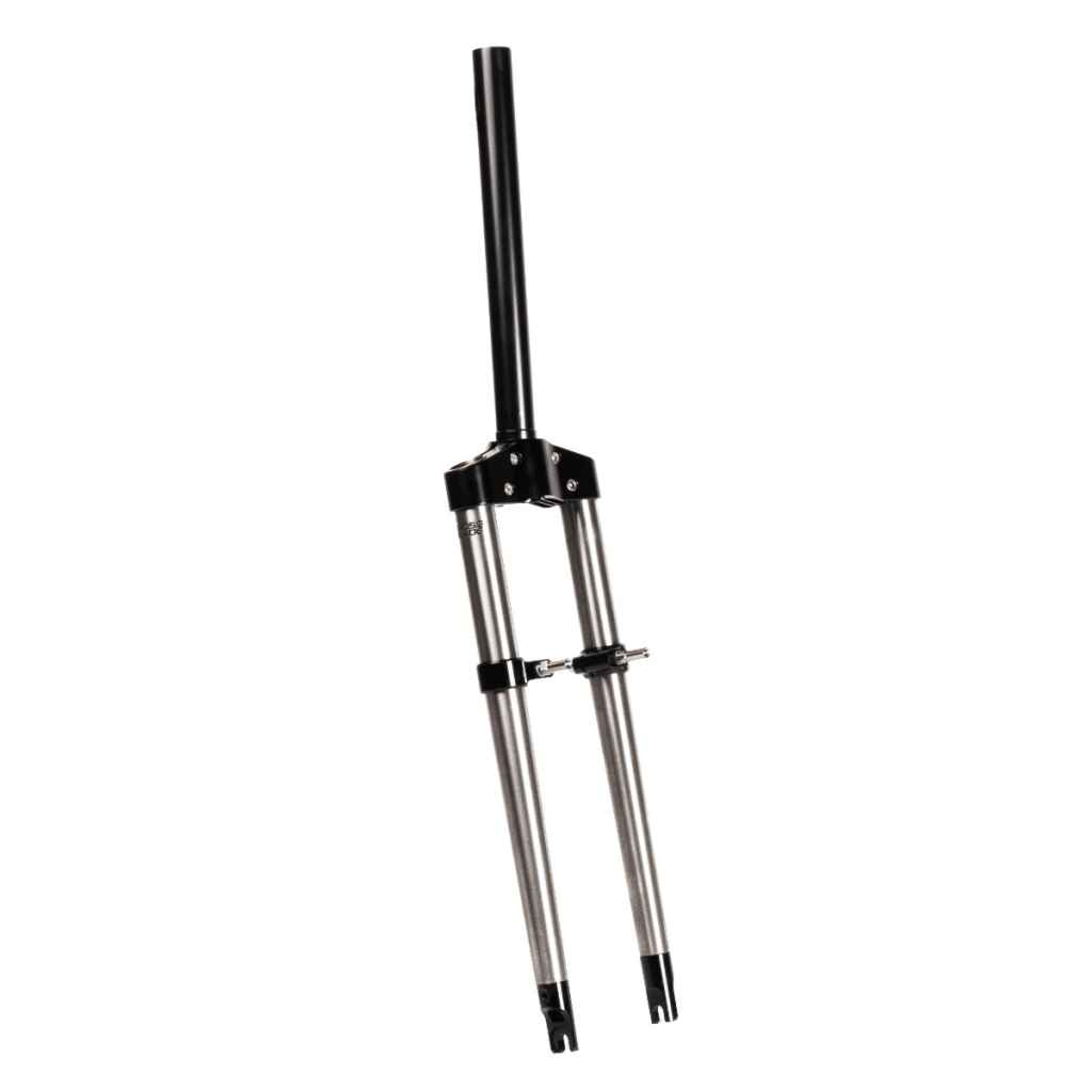 CYBER CYCLES* titanium cross blade rim fork (crmo column) - BLUE