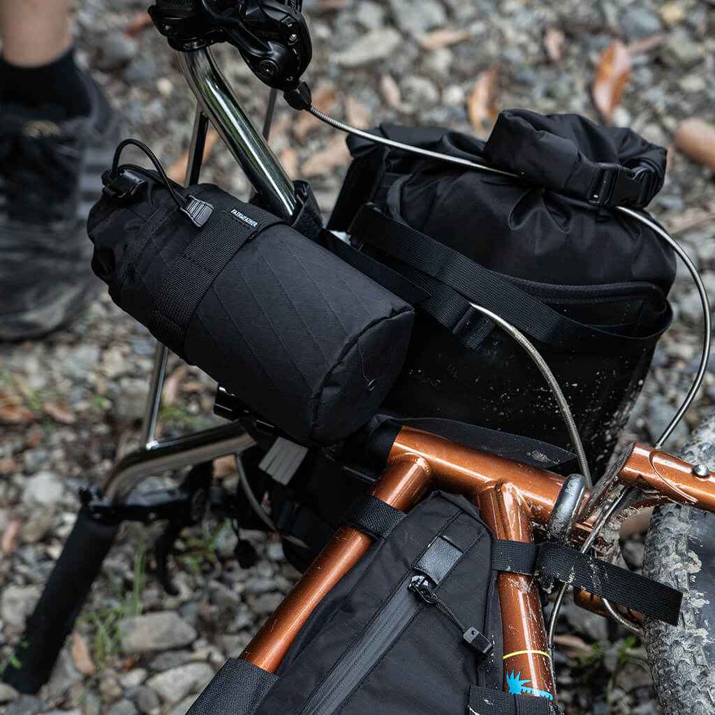 アクセサリー FAIRWEATHER handlebar bag + x-pac coyote FAIRWEATHER】HANDLEBAR BAG + (X-PAC/COYOTE) | Humhumhug