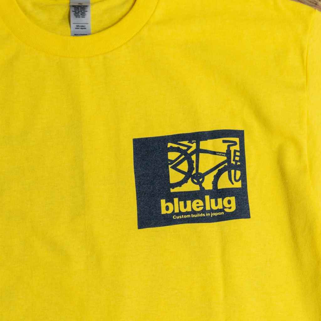 BLUE LUG* everyday bike t-shirt (yellow) - BLUE LUG GLOBAL ONLINE