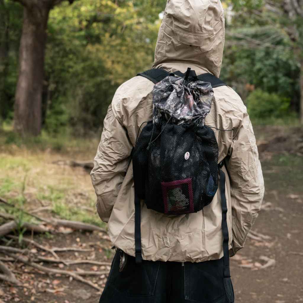 FAIRWEATHER* packable pack (grid rip/lime) - BLUE LUG GLOBAL