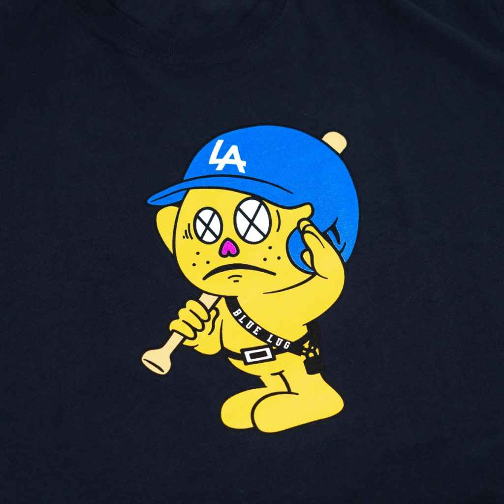 TEAM DREAM×BLUE LUG* LA t-shirt (navy) - BLUE LUG GLOBAL