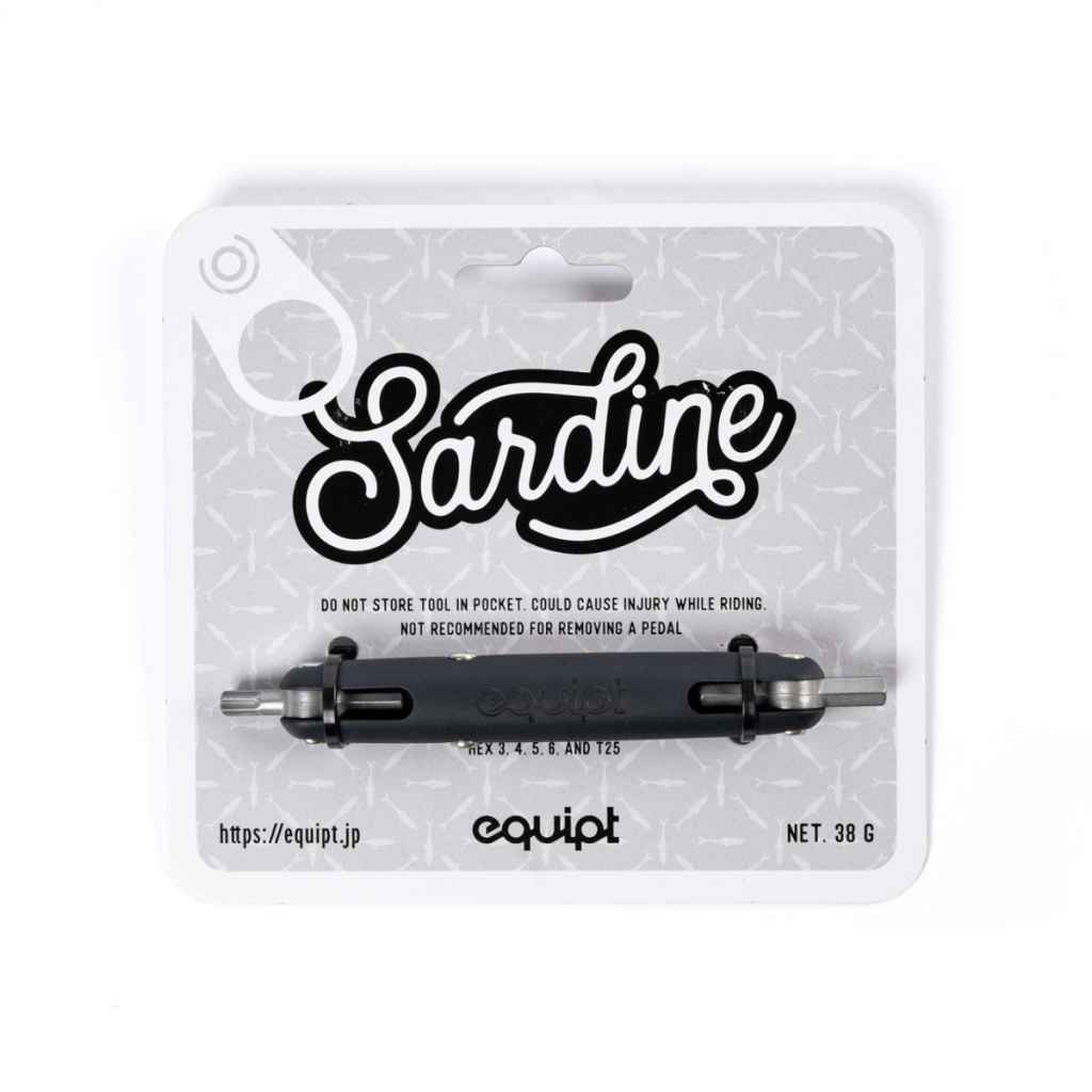 EQUIPT* sardine (matte black) - BLUE LUG GLOBAL ONLINE STORE