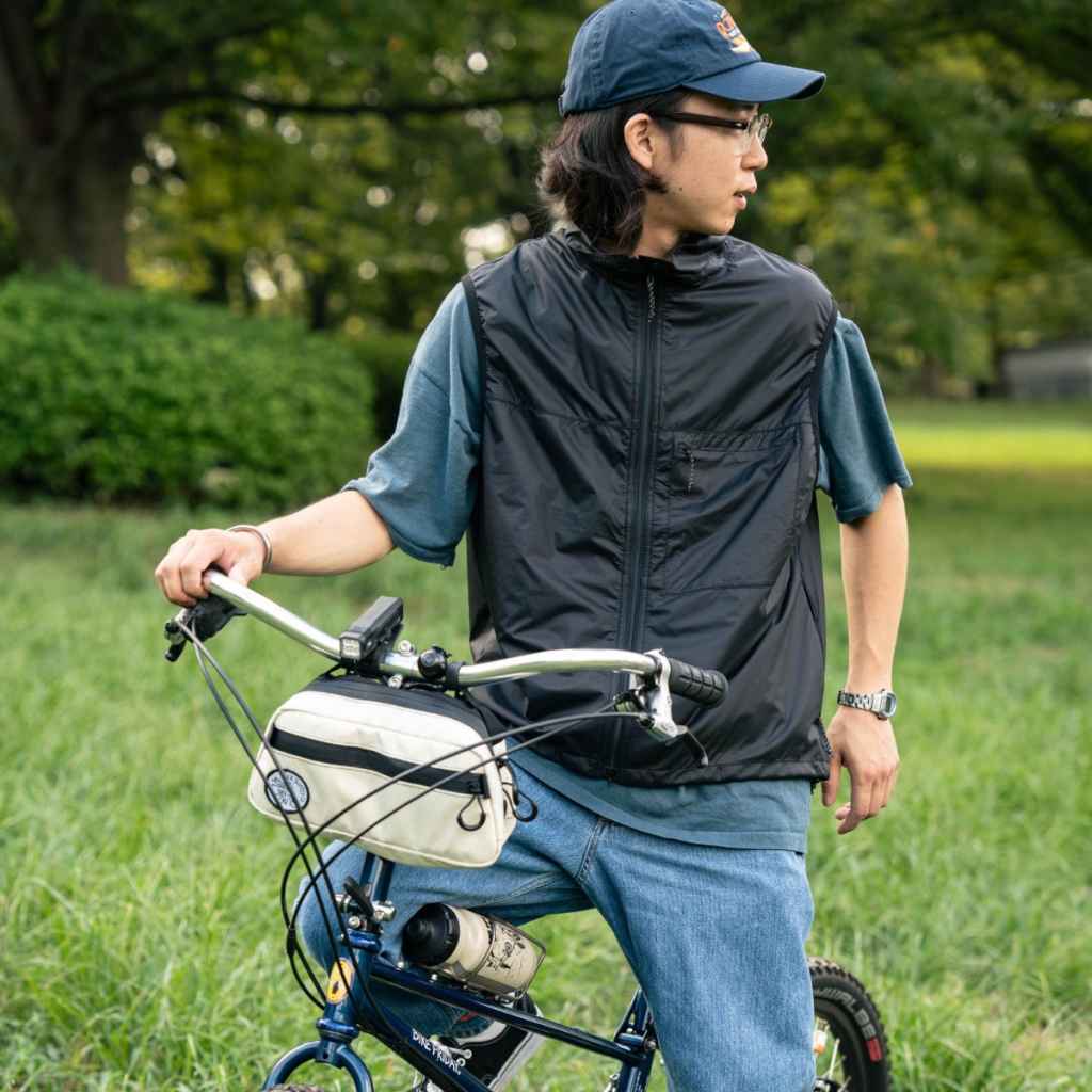 PILGRIM×BLUE LUG* velocity vest (black) - BLUE LUG GLOBAL ONLINE STORE