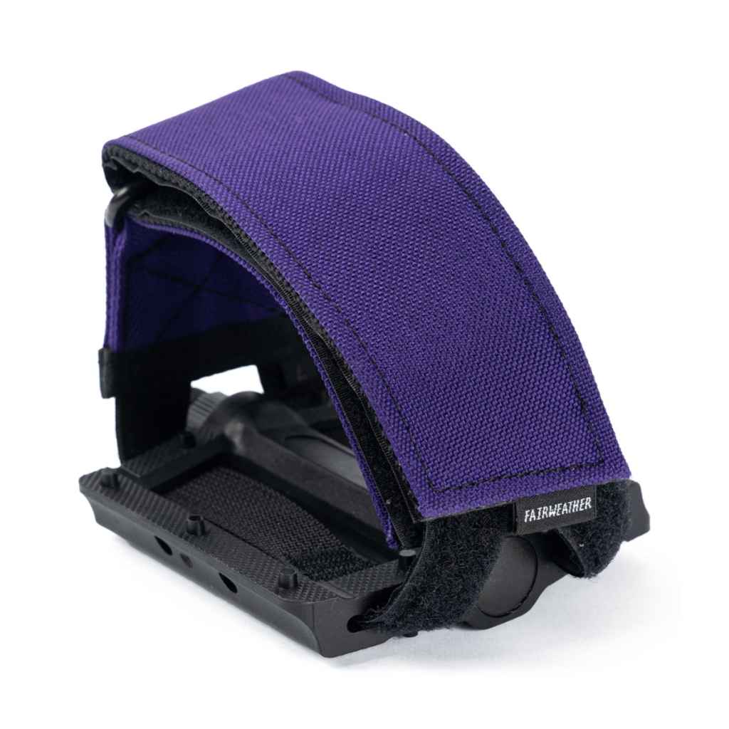 FAIRWEATHER* pedal straps (purple) - BLUE LUG GLOBAL ONLINE