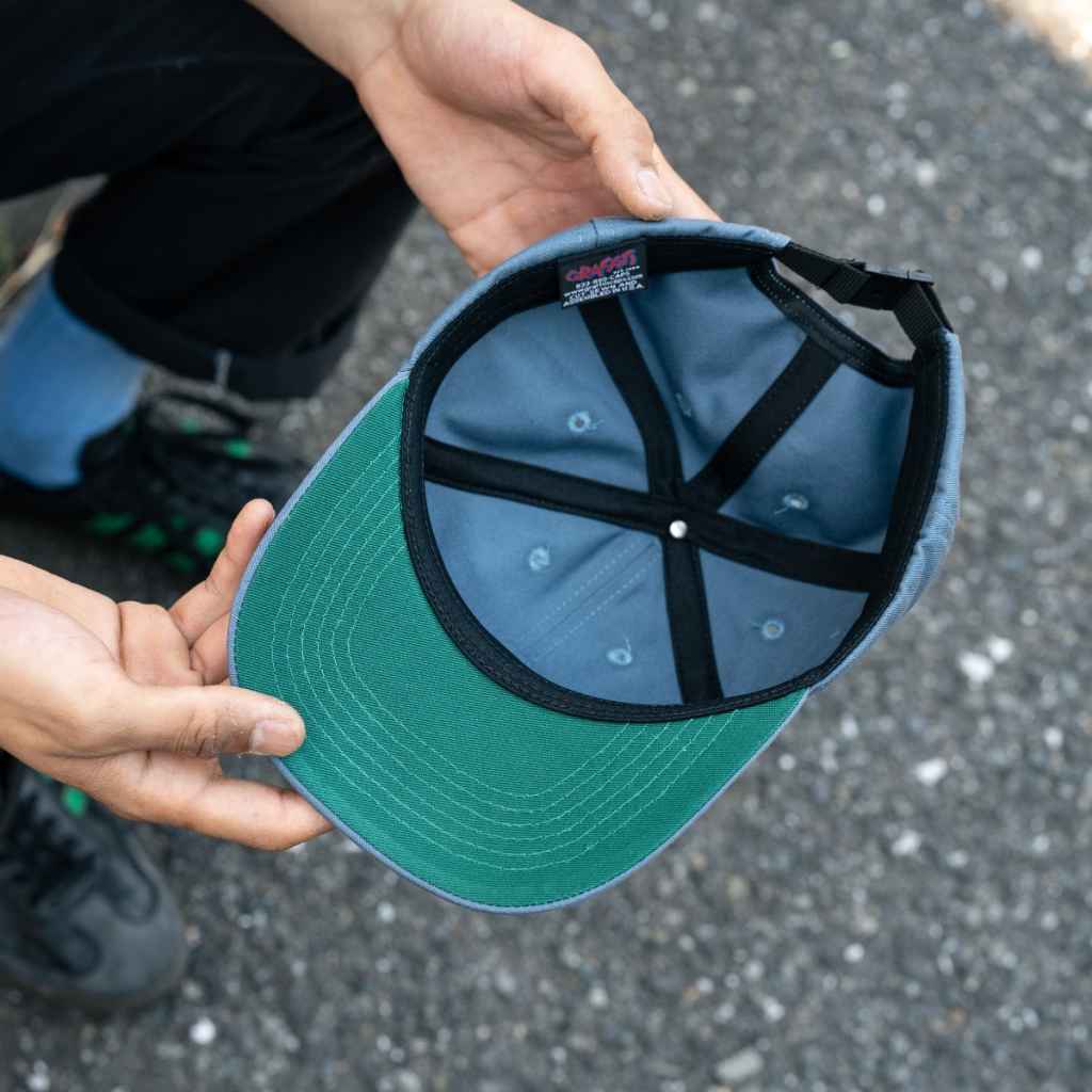 RIVENDELL RBW hat（ Navy / Silver） RIVENDELL* RBW diamond ball cap (slate) - BLUE LUG GLOBAL ONLINE STORE