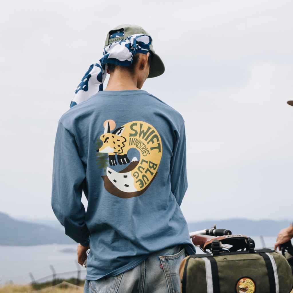 タグ付き新品Lサイズ　BLUE LUG スイフトブルー 長袖Tシャツ dsc06941.jpg