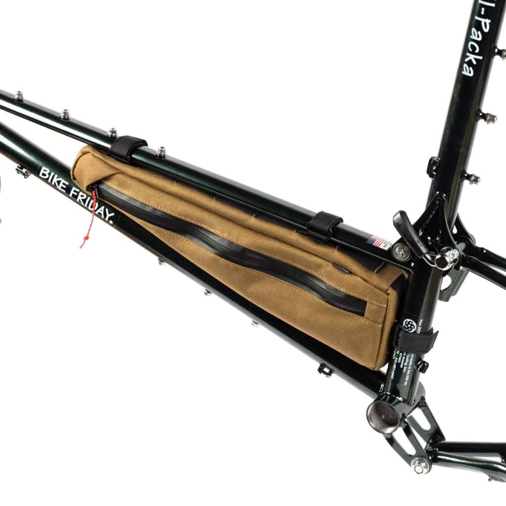 FAIRWEATHER* frame bag for bike friday (coyote) - BLUE LUG