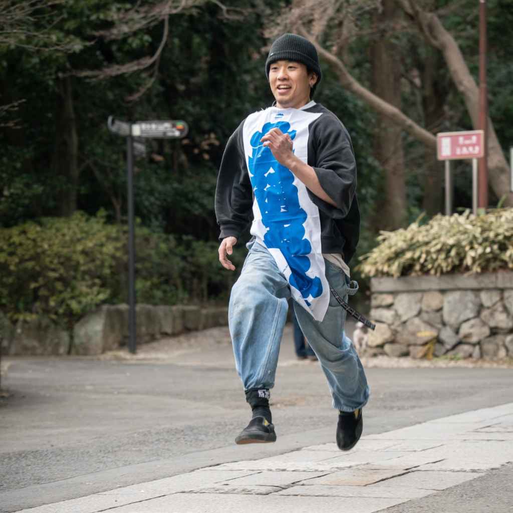 BLUE LUG* safety tenugui (blue) - BLUE LUG GLOBAL ONLINE STORE