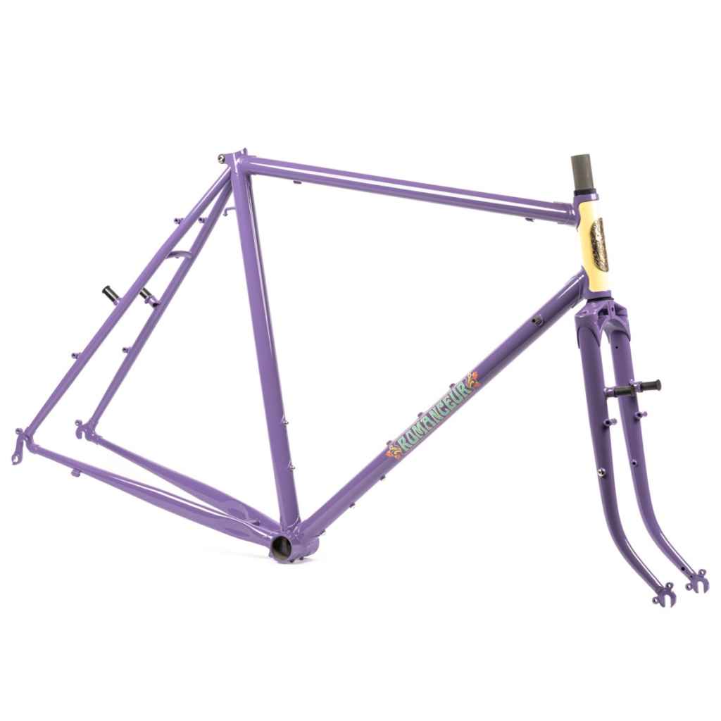 CRUST BIKES* romanceur disc frame (rootbeer brown) - BLUE