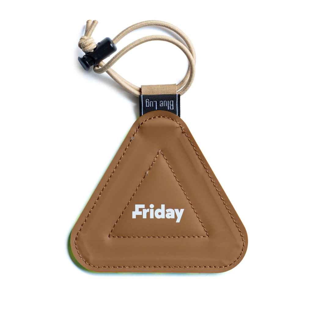 BROOKS×BLUELUG \"triangle reflector\" ブラウン BLUE LUG* triangle reflector (sherbet) - BLUE LUG GLOBAL ONLINE STORE