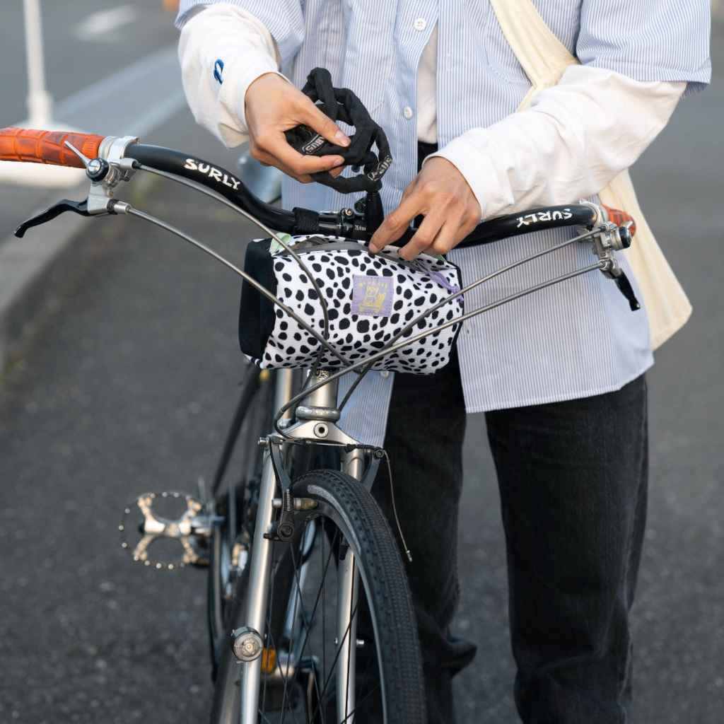 BLUE LUG* handlebar pouch (purple) - BLUE LUG GLOBAL ONLINE STORE