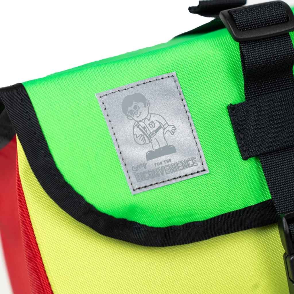 THE INCONVENIENCE STORE×BLUE LUG* bento bag (flash yellow) - BLUE