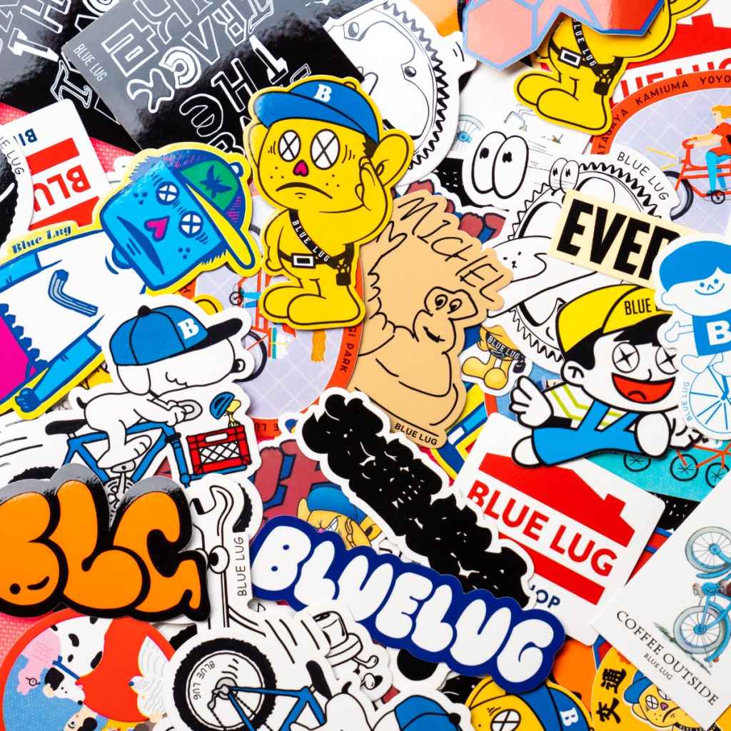 SWIFT INDUSTRIES ウエストポーチ　blue lug ステッカー BLUE LUG* sticker pack - BLUE LUG GLOBAL ONLINE STORE