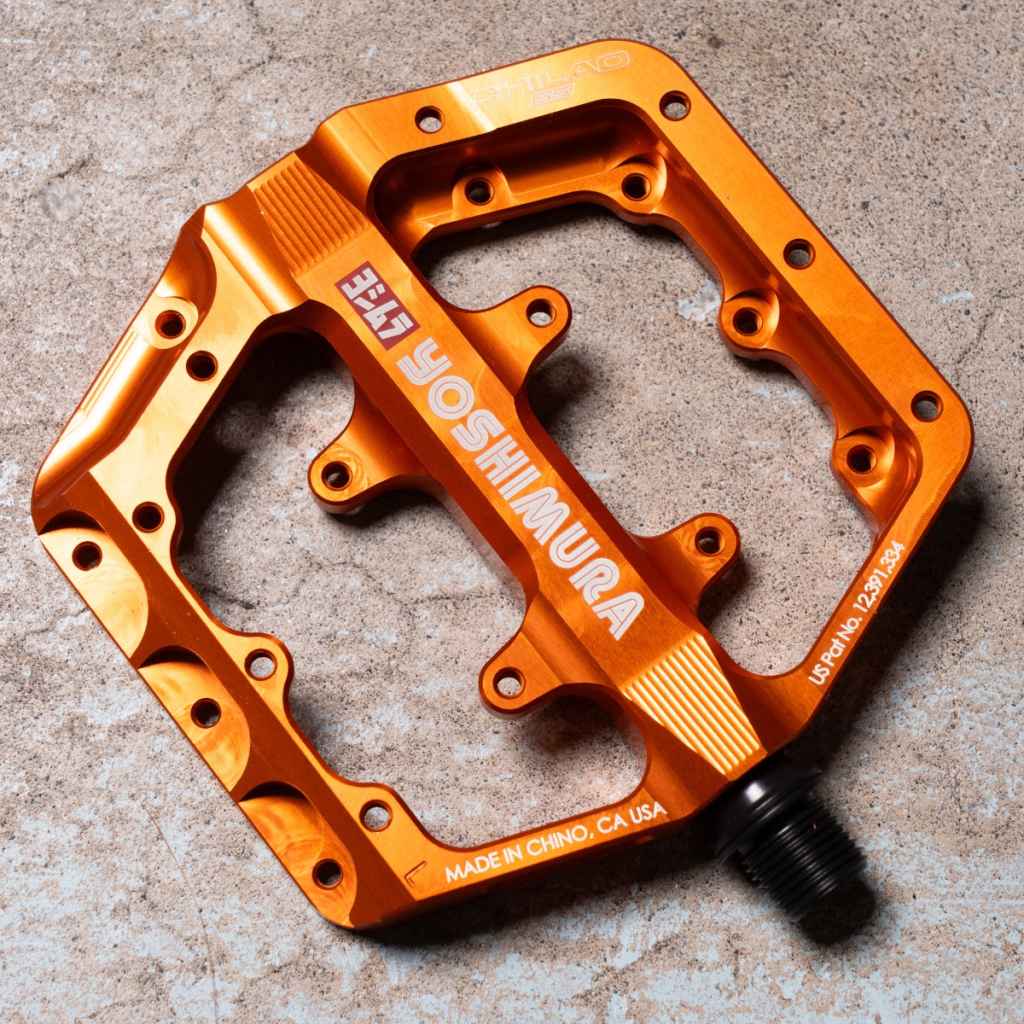 ララオレ100m l YOSHIMURA* chilao ss large pedal limited (orange) - BLUE LUG