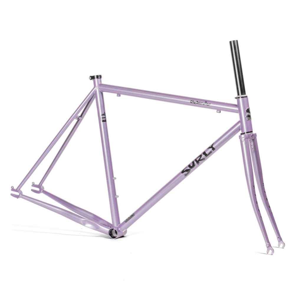 SURLY* steamroller frame&fork set (anxious lavender) - BLUE LUG