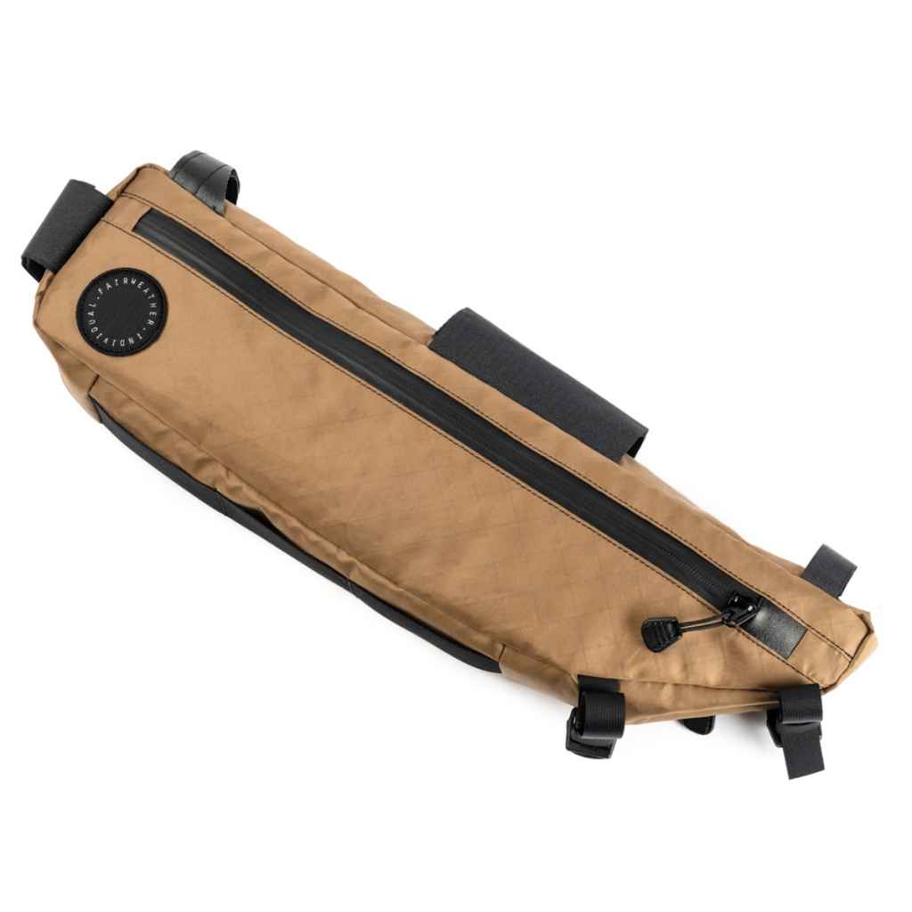 FAIRWEATHER* frame bag half (x-pac coyote) - BLUE LUG GLOBAL