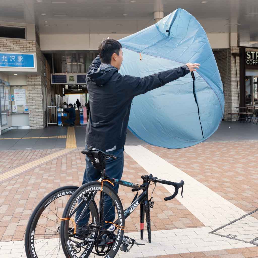 MASH × jandd small bike bag 輪行　BLUELUG MASH × jandd small bike bag 輪行 BLUELUG M A S H S F - BLUE LUG