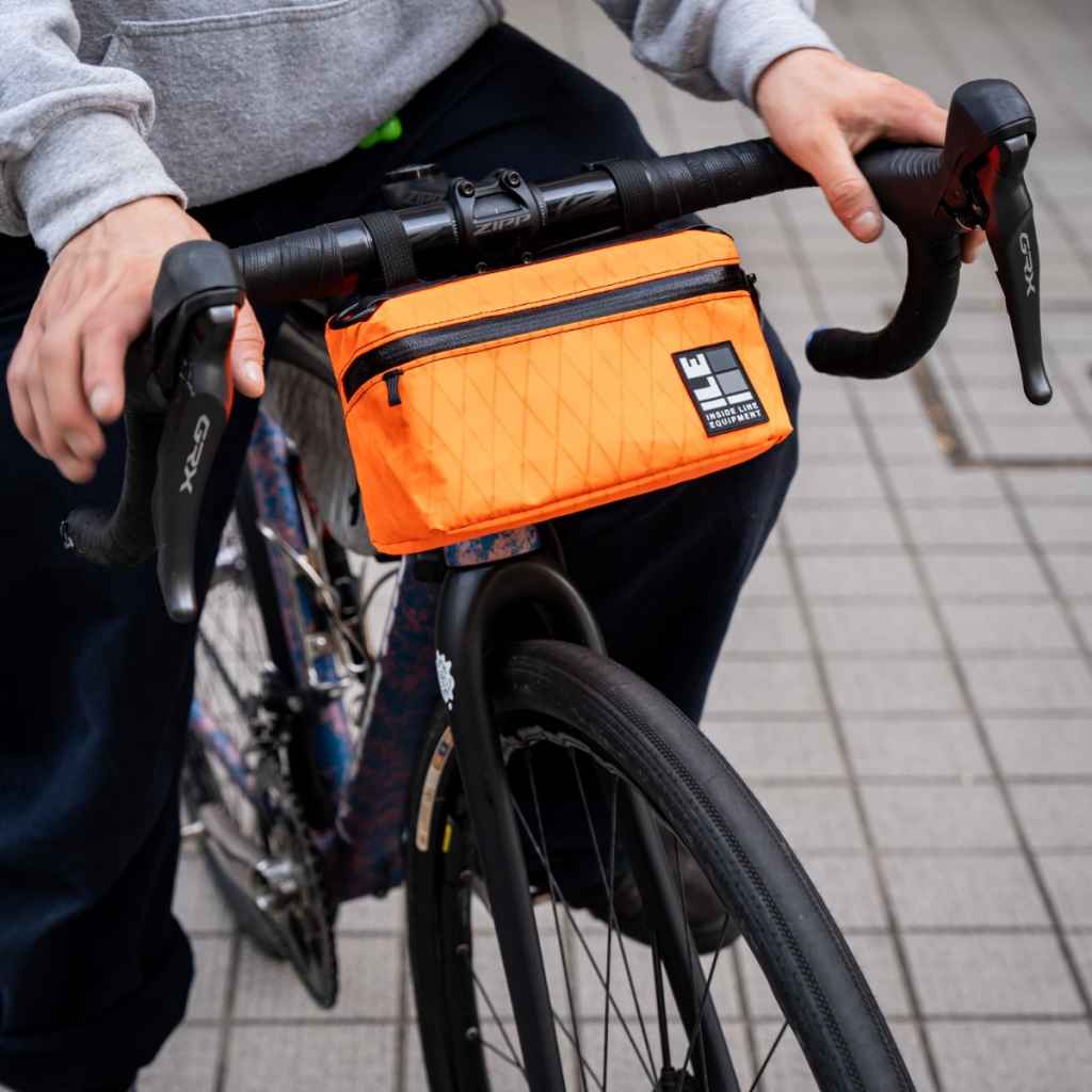 SAUCE CYCLE BAR BAG X-PAC グレー ILE* pilot bar bag (x-pac/grey) - BLUE LUG GLOBAL ONLINE STORE
