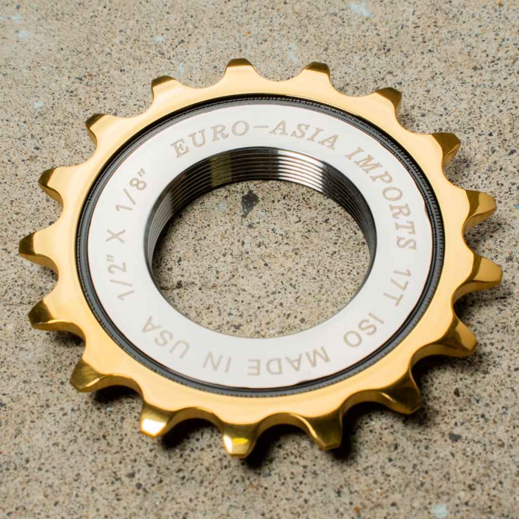 EURO ASIA ゴールドメダルコグ 18T EURO ASIA* gold medal pro track cog - BLUE LUG GLOBAL ONLINE STORE