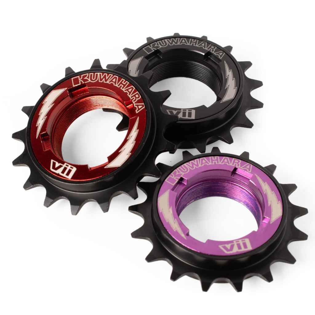 KUWAHARA* lightning buzzsaw free wheel (black) - BLUE LUG GLOBAL