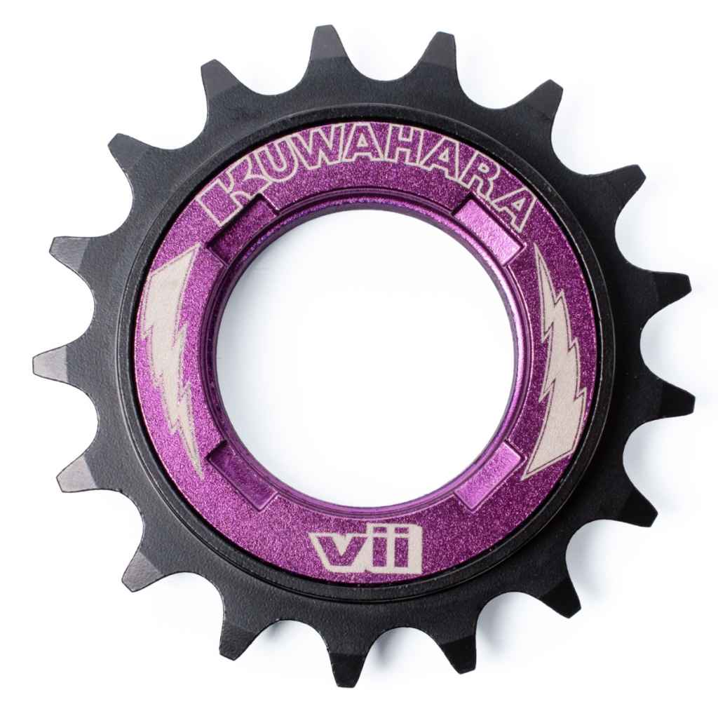 KUWAHARA* lightning buzzsaw free wheel (purple) - BLUE LUG GLOBAL 