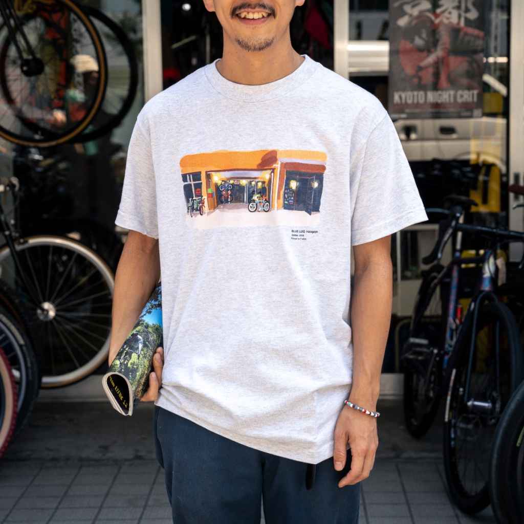 tsugumiさん専門 ウエアハウス the blue&Gray BLUE LUG* painting t-shirt (ash gray) - BLUE LUG GLOBAL ONLINE STORE
