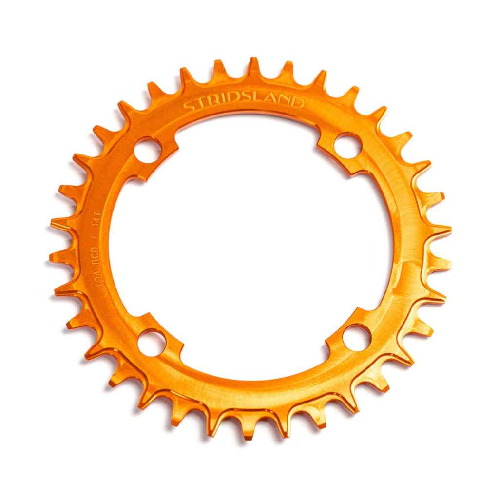【2025】お歳暮・冬ギフト wide narrow STRIDSLAND* chainring GLOBAL LUG BLUE - (orange) パーツ