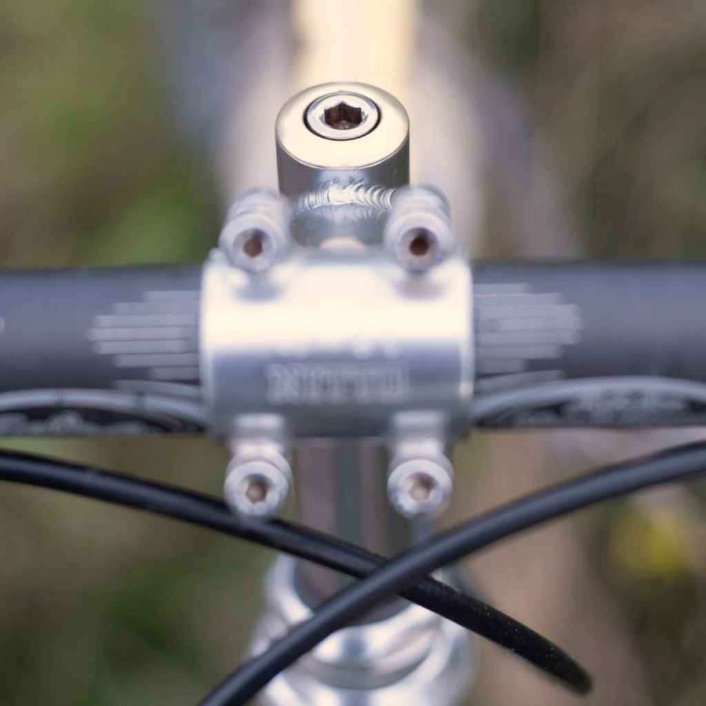 FORAGER CYCLES* brass quill stem top cap - BLUE LUG GLOBAL ONLINE