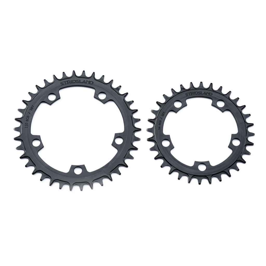 STRIDSLAND* narrow wide chainring (strong green) - BLUE LUG GLOBAL